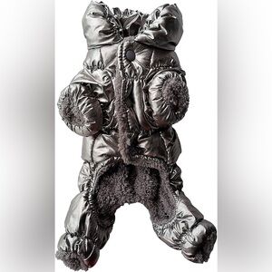 Vedem Dog Fleece Jumpsuit Coat Puffer Jacket Pet Cold Weather Quilted Coats